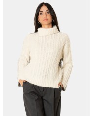 SEMICOUTURE Maglia bicolore