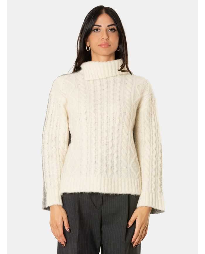 SEMICOUTURE Maglia bicolore