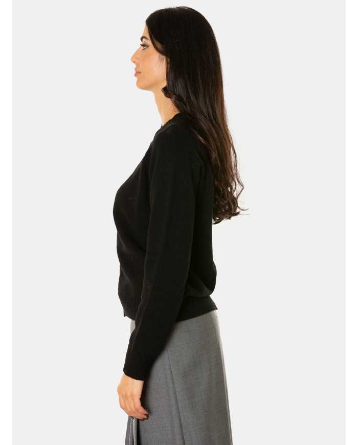 SEMICOUTURE Cardigan asimmetrico