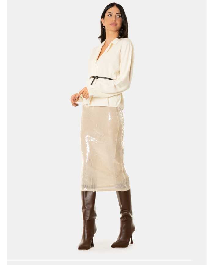 SEMICOUTURE Gonna paillettes