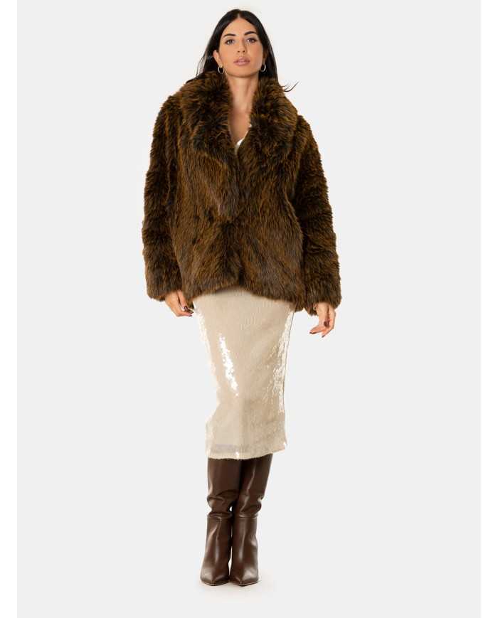 SEMICOUTURE Ecopelliccia