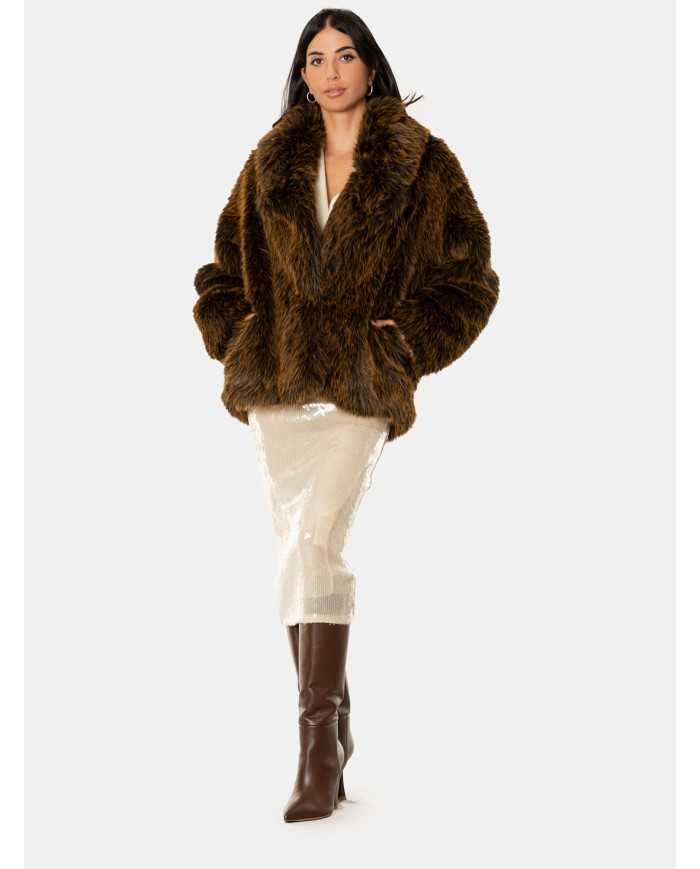 SEMICOUTURE Ecopelliccia