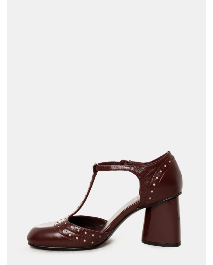 JEANNOT Sandalo a T in vernice