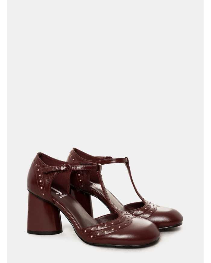 JEANNOT Sandalo a T in vernice