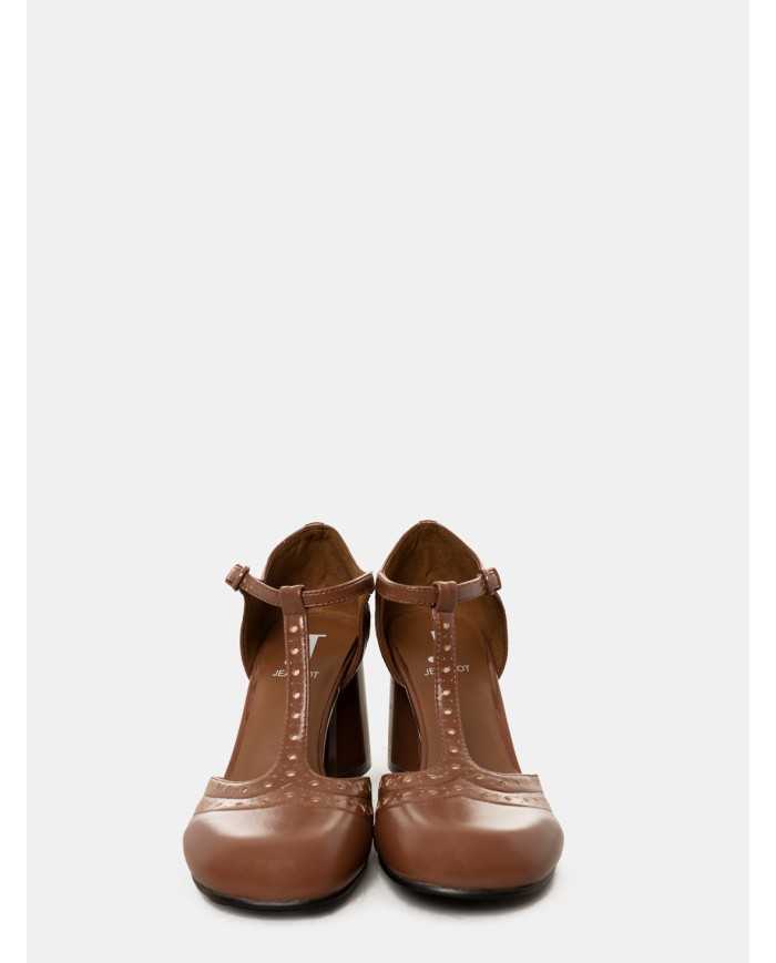 JEANNOT Sandalo a T in vernice