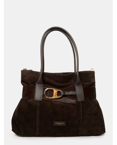 MY BEST BAG - Firenze Borsa con maxi gancio in camoscio MY BEST BAG - Firenze Borsa con maxi gancio in camoscio