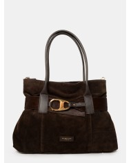 MY BEST BAG - Firenze Borsa con maxi gancio in camoscio