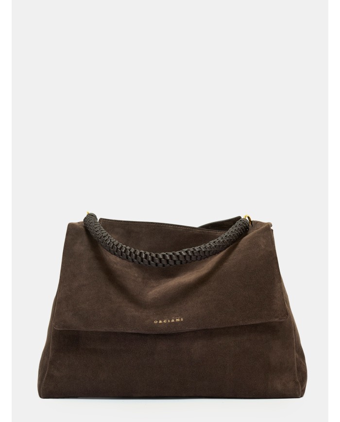 ORCIANI Borsa Sveva XL in camoscio