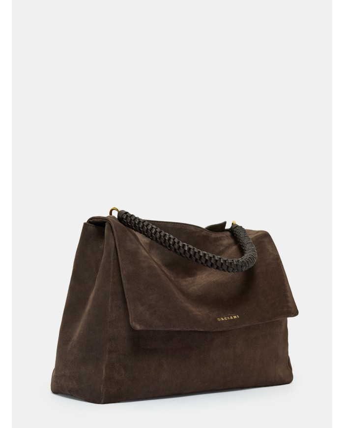 ORCIANI Borsa Sveva XL in camoscio