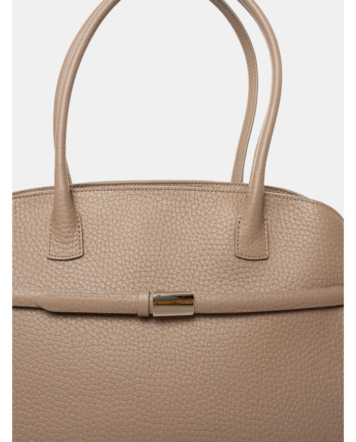 ORCIANI Borsa Aura Soft Large a spalla in pelle martellata con tracolla ORCIANI Borsa Aura Soft Large a spalla in pelle martellata con tracolla