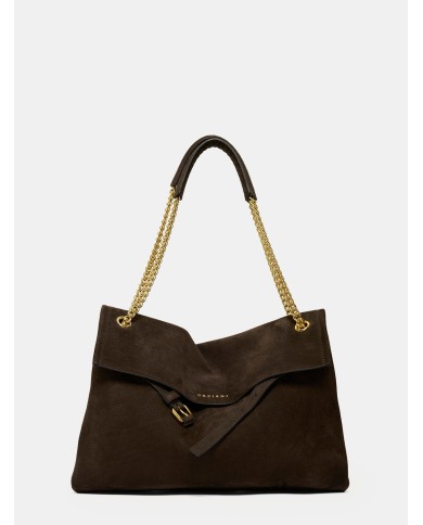 ORCIANI Borsa Venus Nabucco Midi a spalla in pelle nabuk ORCIANI Borsa Venus Nabucco Midi a spalla in pelle nabuk