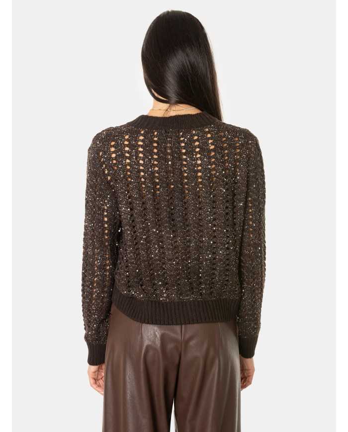 D.EXTERIOR Cardigan corto intrecciato