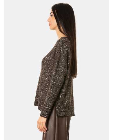 D.EXTERIOR Maglia paillettes