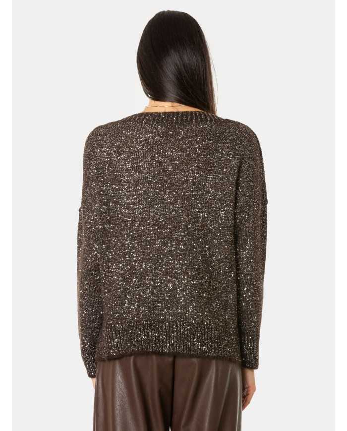 D.EXTERIOR Maglia paillettes