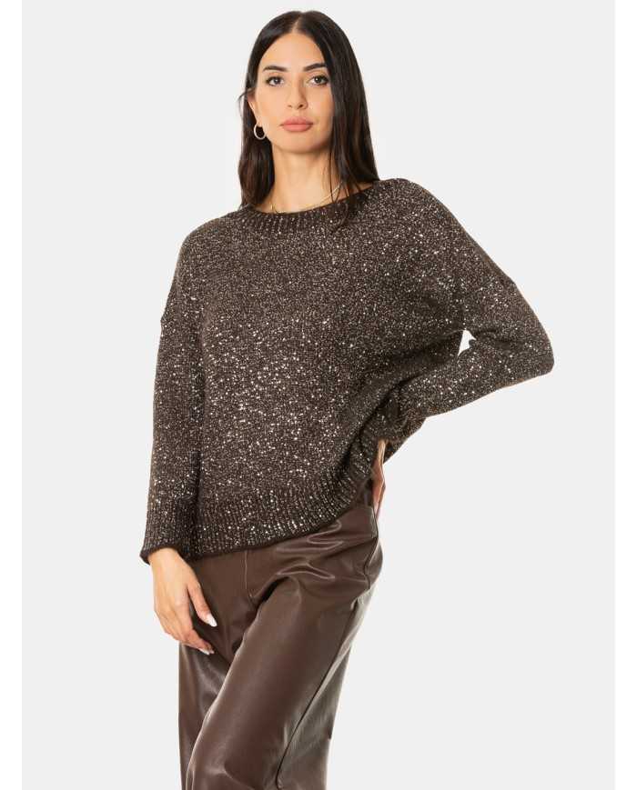 D.EXTERIOR Maglia paillettes