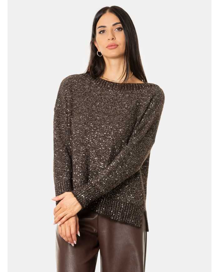 D.EXTERIOR Maglia paillettes