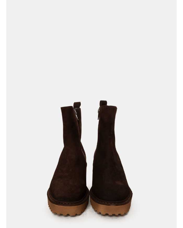 CHIARA LUCIANI Tronchetto in camoscio