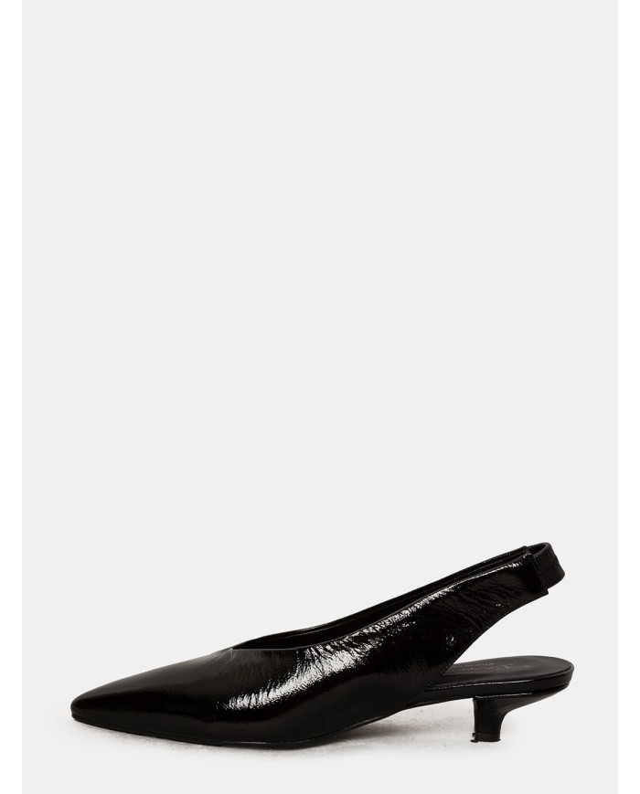 BIANCA DI' Slingback in vernice