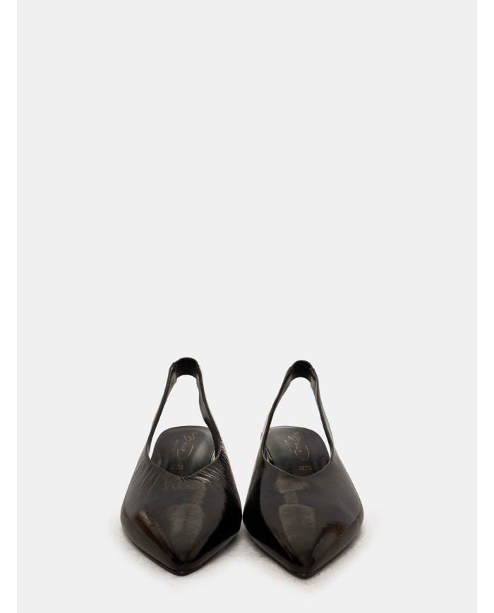 BIANCA DI' Slingback in vernice