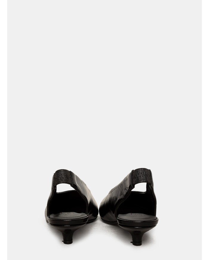 BIANCA DI' Slingback in vernice