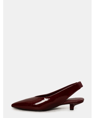BIANCA DI' Slingback in vernice