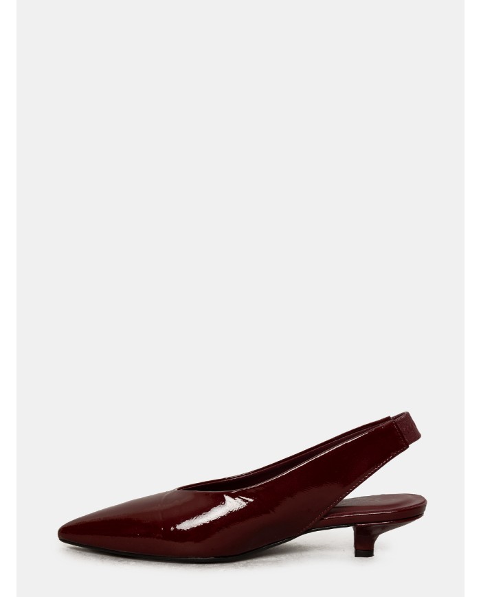 BIANCA DI' Slingback in vernice
