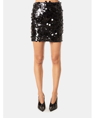 Actualee Gonna mini con macro paillettes