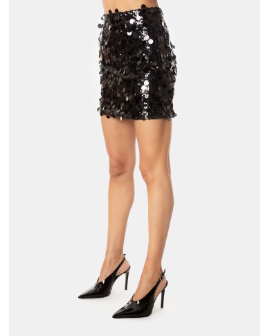 Actualee Gonna mini con macro paillettes