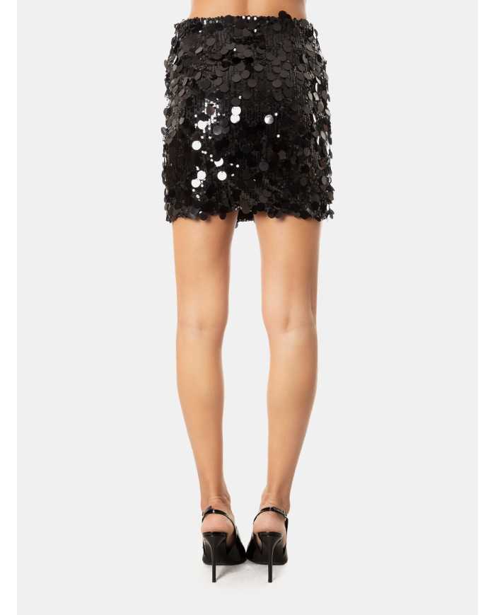 Actualee Gonna mini con macro paillettes