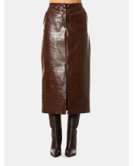 Actualee Gonna stampa cocco