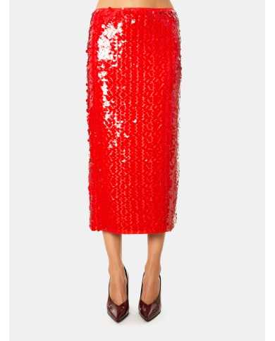 ISABELLE BLANCHE paris Gonna Longuette di paillettes