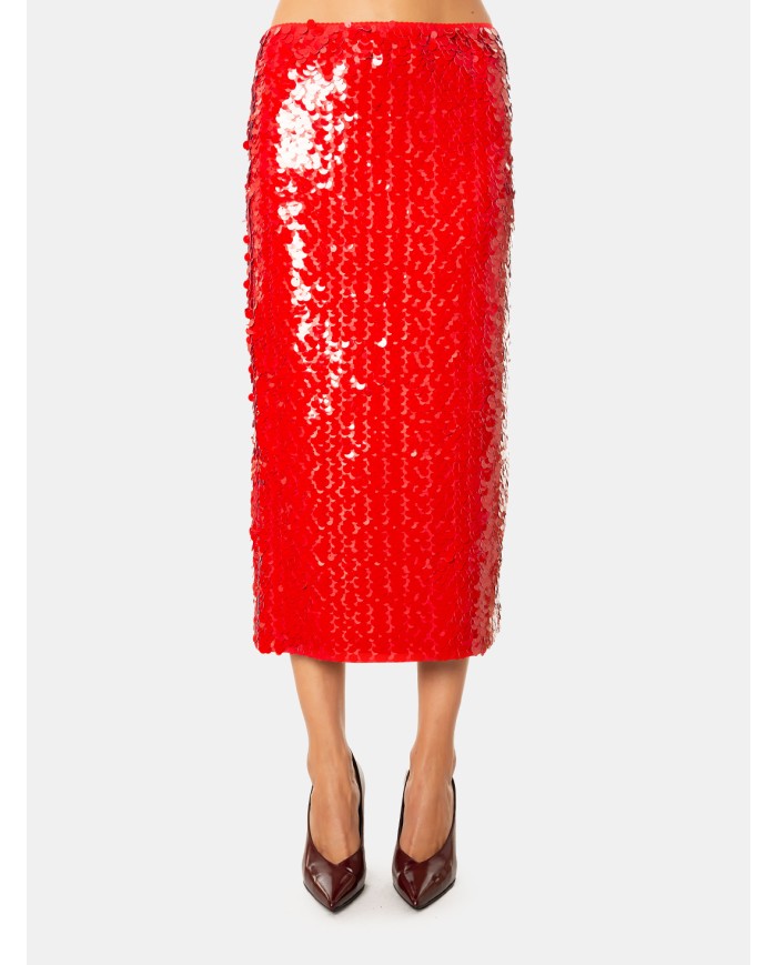 ISABELLE BLANCHE paris Gonna Longuette di paillettes