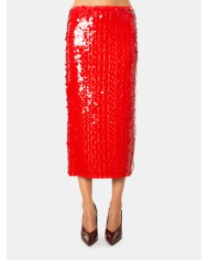 ISABELLE BLANCHE paris Gonna Longuette di paillettes