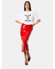 ISABELLE BLANCHE paris T-shirt oversize con stampa