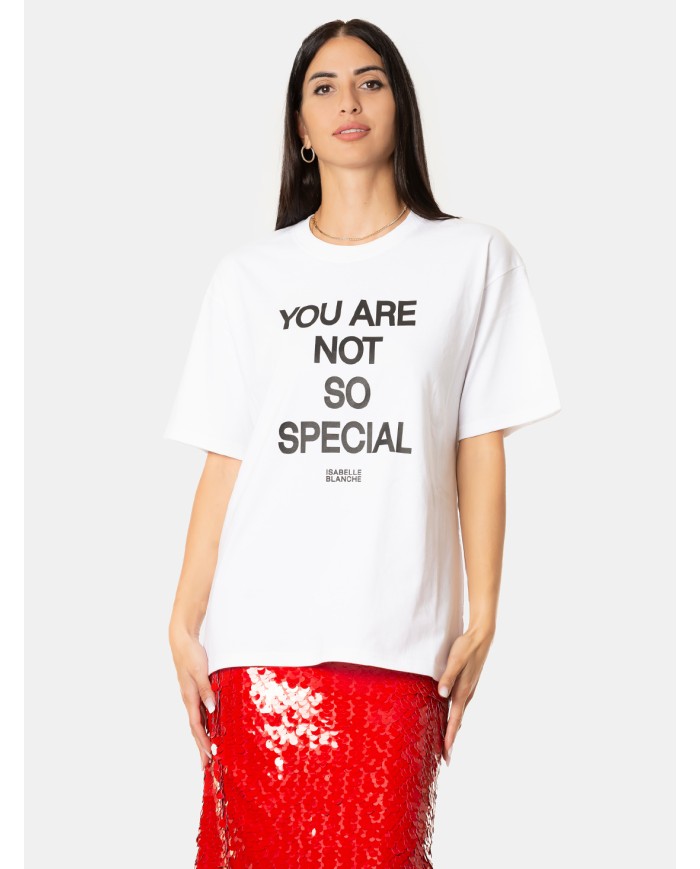ISABELLE BLANCHE paris T-shirt oversize con stampa