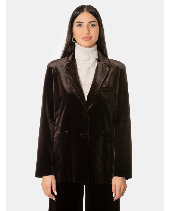 D.EXTERIOR Giacca in velluto