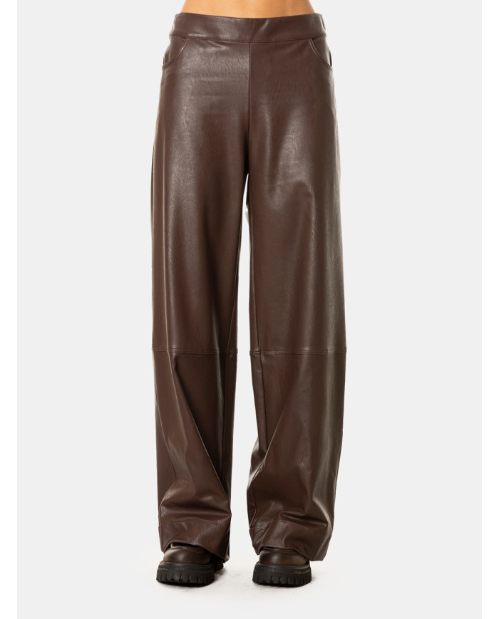 D.EXTERIOR Pantalone in ecopelle