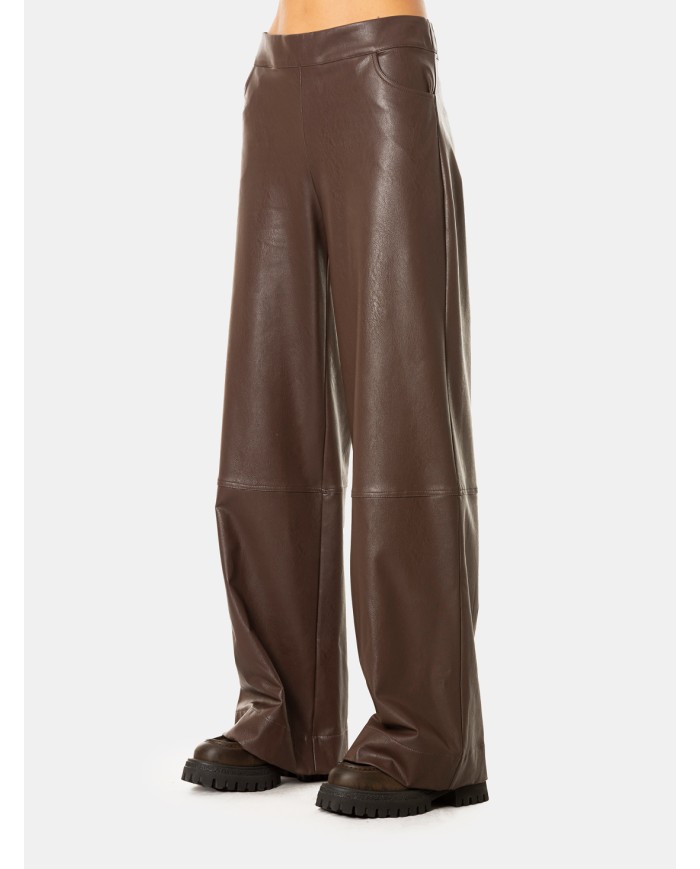 D.EXTERIOR Pantalone in ecopelle