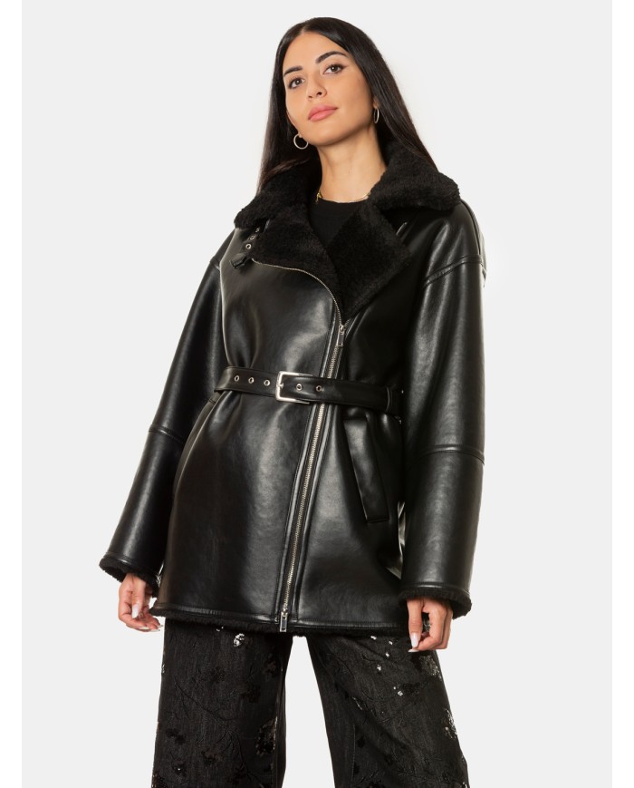 ISABELLE BLANCHE paris Ecomontone con cintura