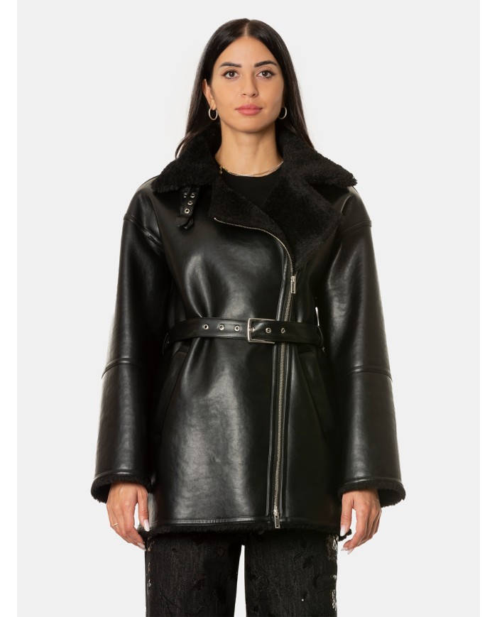 ISABELLE BLANCHE paris Ecomontone con cintura