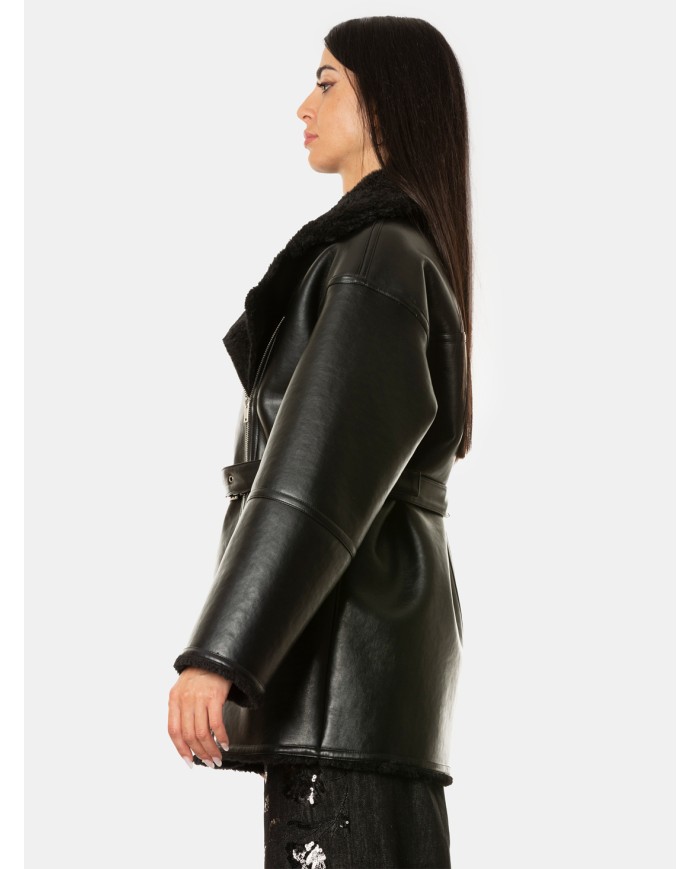 ISABELLE BLANCHE paris Ecomontone con cintura