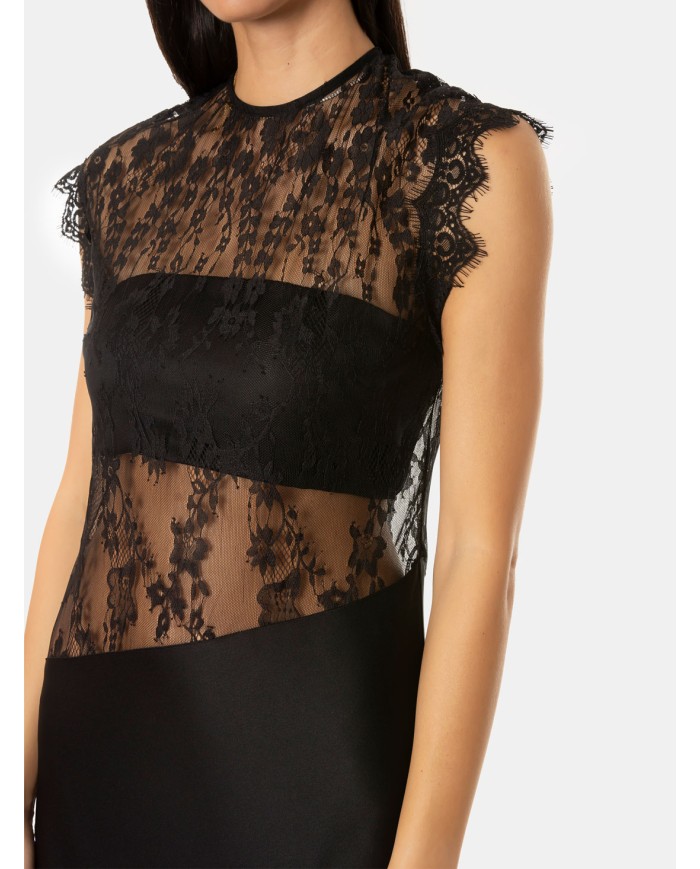 SIMONA CORSELLINI Abito con pizzo