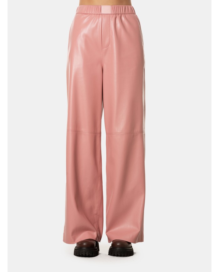 ISABELLE BLANCHE paris Pantalone in ecopelle