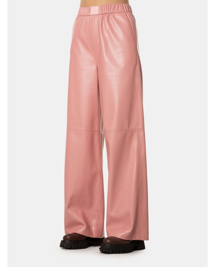 ISABELLE BLANCHE paris Pantalone in ecopelle