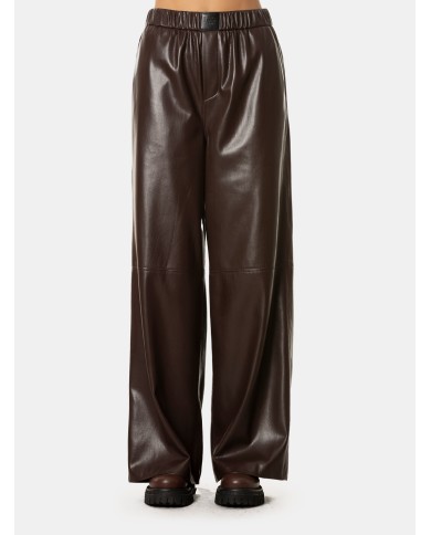 ISABELLE BLANCHE paris Pantalone in ecopelle