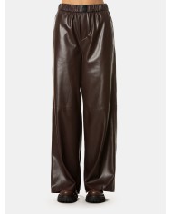 ISABELLE BLANCHE paris Pantalone in ecopelle