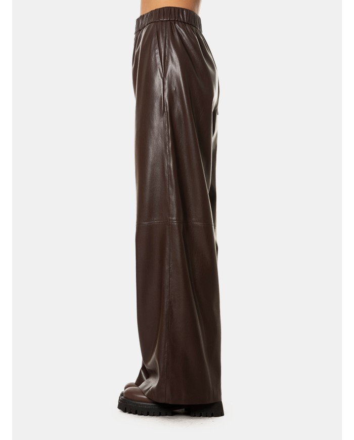 ISABELLE BLANCHE paris Pantalone in ecopelle