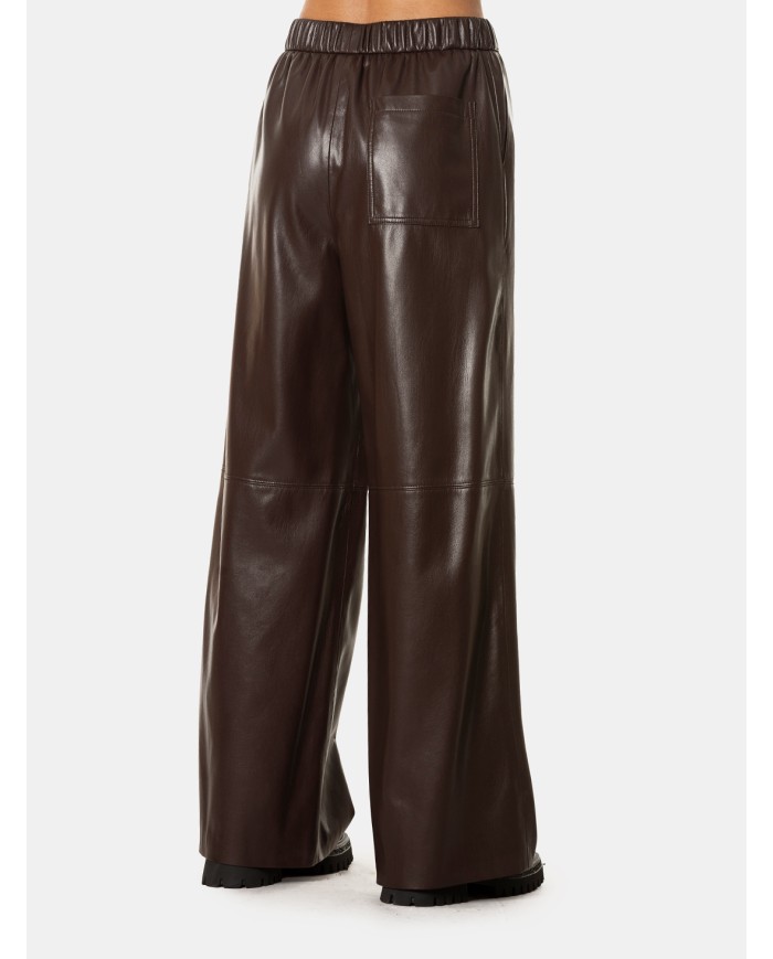 ISABELLE BLANCHE paris Pantalone in ecopelle