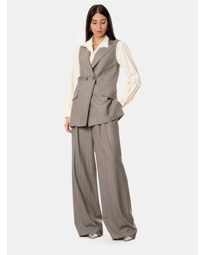 SIMONA CORSELLINI Gilet gessato