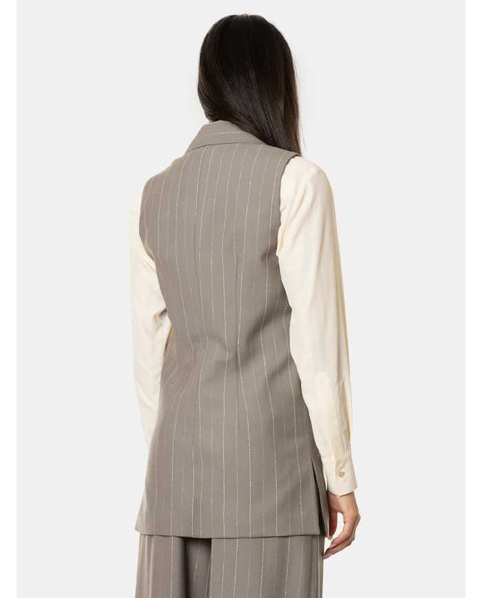 SIMONA CORSELLINI Gilet gessato